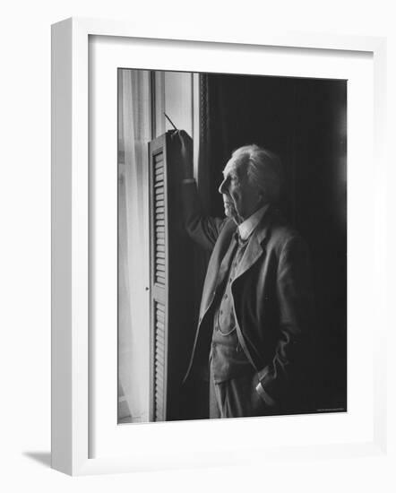 Architect Frank Lloyd Wright-Lisa Larsen-Framed Premium Photographic Print