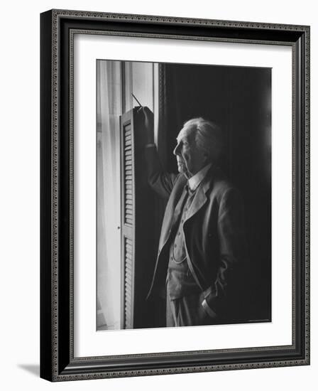 Architect Frank Lloyd Wright-Lisa Larsen-Framed Premium Photographic Print