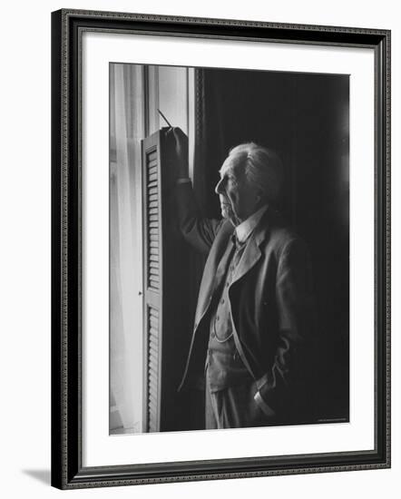 Architect Frank Lloyd Wright-Lisa Larsen-Framed Premium Photographic Print