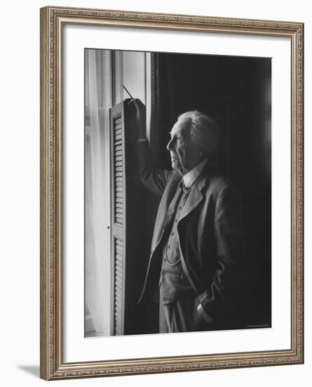 Architect Frank Lloyd Wright-Lisa Larsen-Framed Premium Photographic Print