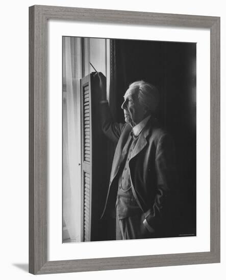 Architect Frank Lloyd Wright-Lisa Larsen-Framed Premium Photographic Print