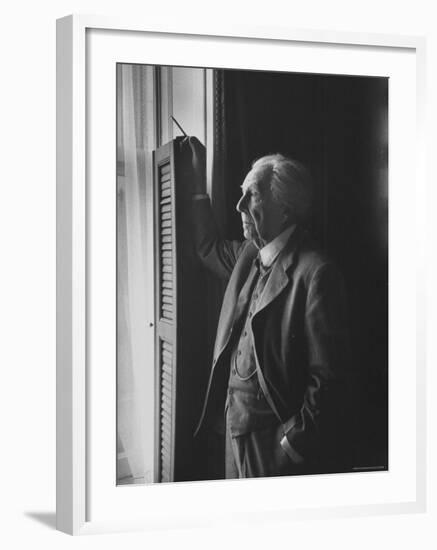 Architect Frank Lloyd Wright-Lisa Larsen-Framed Premium Photographic Print