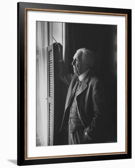 Architect Frank Lloyd Wright-Lisa Larsen-Framed Premium Photographic Print