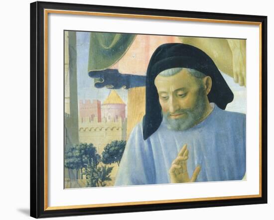 Architect Michelozzo, Detail from Deposition from Cross or Altarpiece of Holy Trinity-Giovanni Da Fiesole-Framed Giclee Print