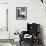 Architect Mies Van Der Rohe at Home-null-Framed Premium Photographic Print displayed on a wall