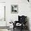 Architect Mies Van Der Rohe at Home-null-Framed Premium Photographic Print displayed on a wall