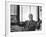 Architect Mies Van Der Rohe Expressing Feelings at His Desk-null-Framed Premium Photographic Print