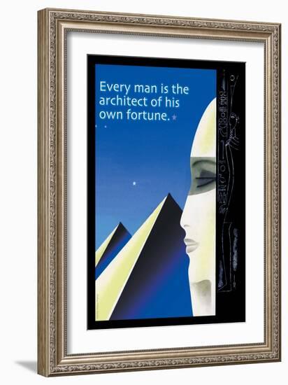 Architect of Fortune-null-Framed Art Print