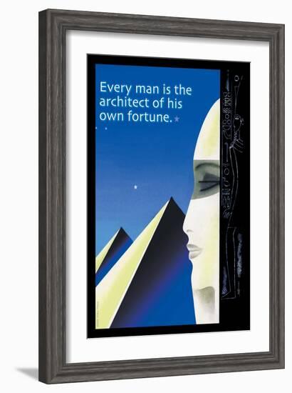 Architect of Fortune-null-Framed Art Print