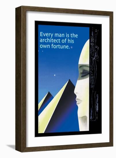 Architect of Fortune-null-Framed Art Print