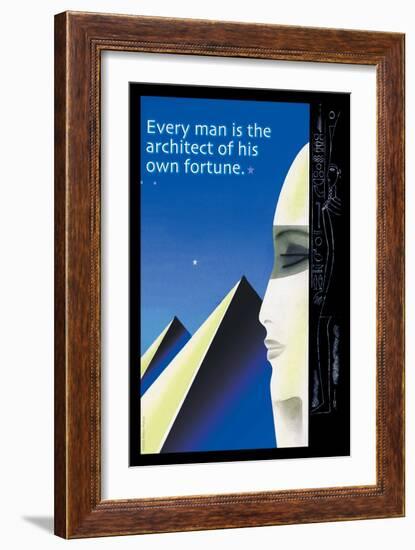 Architect of Fortune-null-Framed Art Print