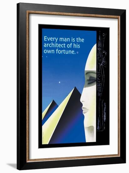 Architect of Fortune-null-Framed Art Print