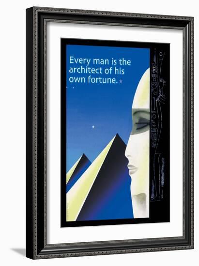 Architect of Fortune-null-Framed Art Print