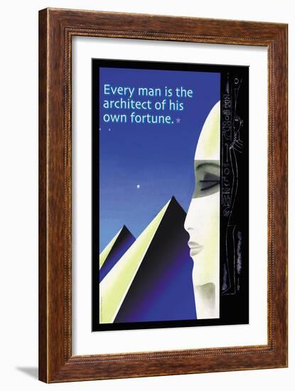 Architect of Fortune-null-Framed Art Print