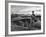 Architect Paolo Soleri Standing Outside His Underground, Concrete House-null-Framed Premium Photographic Print