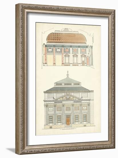 Architect's Plan I-Vision Studio-Framed Art Print