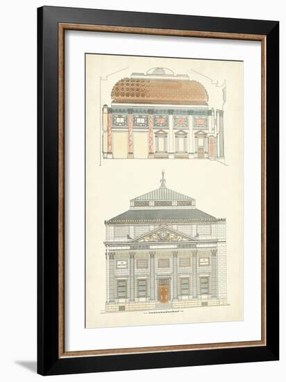 Architect's Plan I-Vision Studio-Framed Art Print