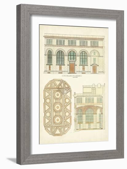 Architect's Plan III-Vision Studio-Framed Art Print