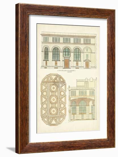 Architect's Plan III-Vision Studio-Framed Art Print