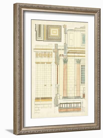 Architect's Plan V-Vision Studio-Framed Art Print