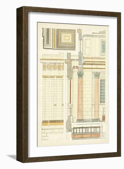 Architect's Plan V-Vision Studio-Framed Art Print