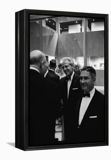 Architect William Pereira and Museum Director Richard Brown at Opening of the La Museum of Art-Ralph Crane-Framed Premier Image Canvas