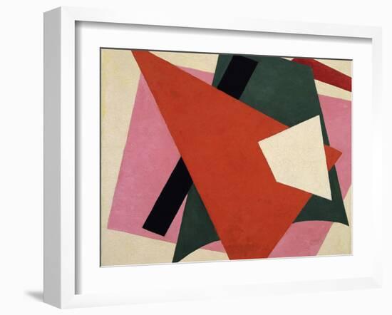 Architectonic Painting-Lyubov Sergeyevna Popova-Framed Giclee Print