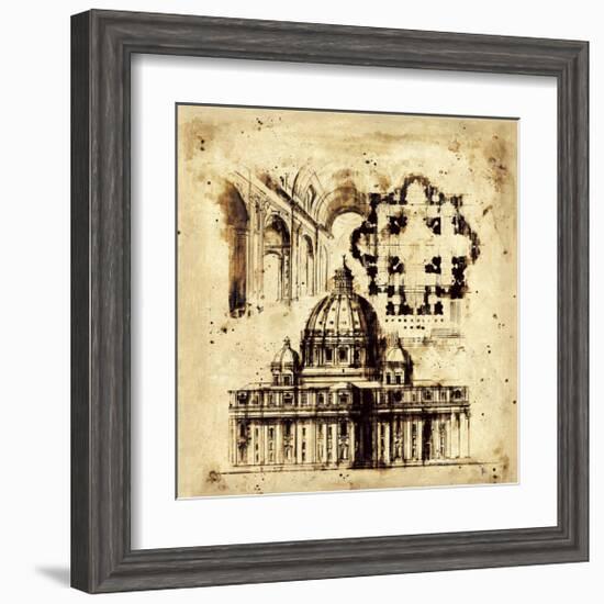 Architectorum III-Paul Panossian-Framed Giclee Print