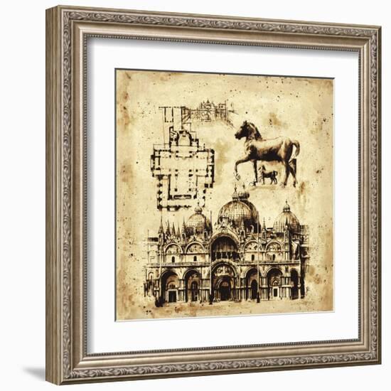 Architectorum IV-Paul Panossian-Framed Giclee Print