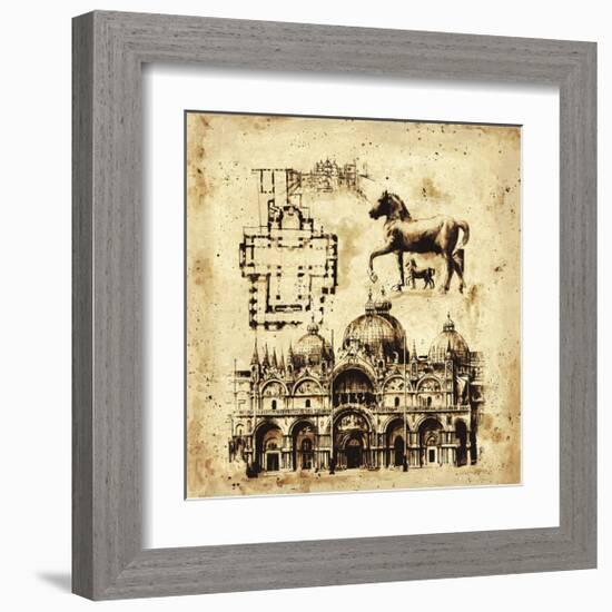 Architectorum IV-Paul Panossian-Framed Giclee Print