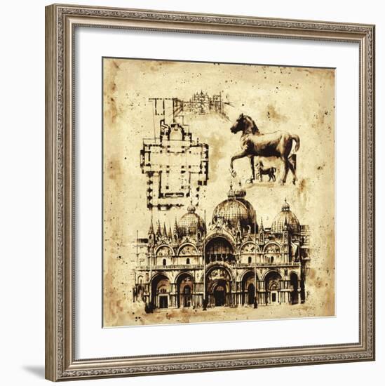 Architectorum IV-Paul Panossian-Framed Giclee Print