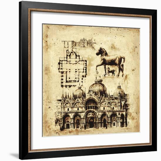 Architectorum IV-Paul Panossian-Framed Giclee Print