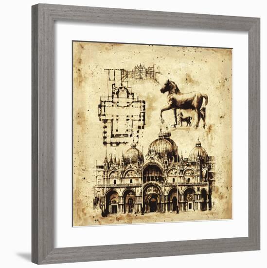 Architectorum IV-Paul Panossian-Framed Giclee Print