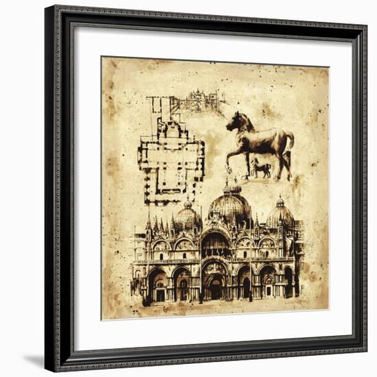 Architectorum IV-Paul Panossian-Framed Giclee Print