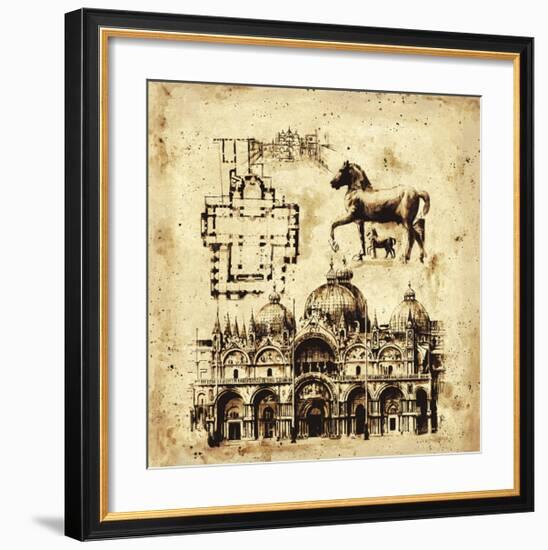 Architectorum IV-Paul Panossian-Framed Giclee Print