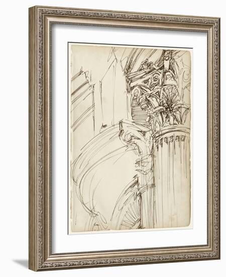 Architects Sketchbook I-Ethan Harper-Framed Art Print