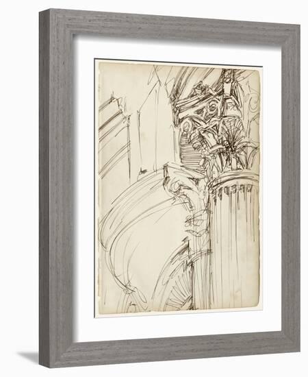 Architects Sketchbook I-Ethan Harper-Framed Art Print