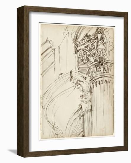 Architects Sketchbook I-Ethan Harper-Framed Art Print