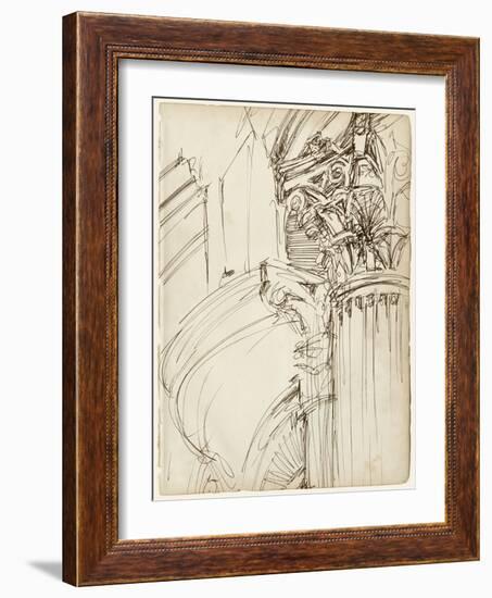 Architects Sketchbook I-Ethan Harper-Framed Art Print