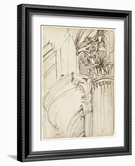 Architects Sketchbook I-Ethan Harper-Framed Art Print