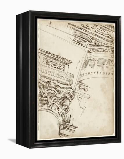 Architects Sketchbook II-Ethan Harper-Framed Stretched Canvas