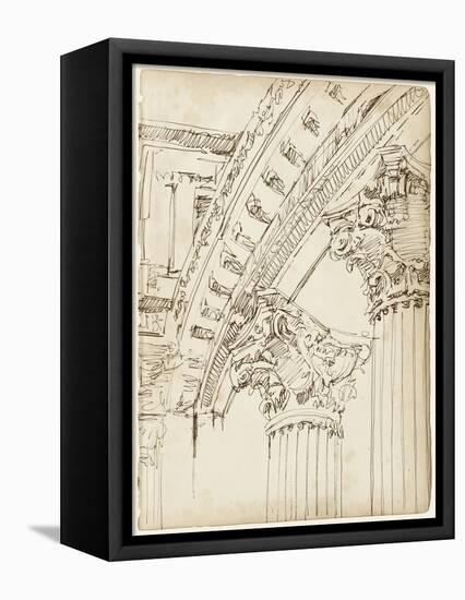 Architects Sketchbook IV-Ethan Harper-Framed Stretched Canvas