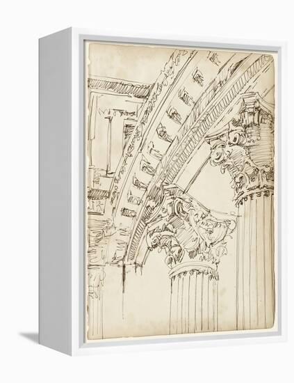 Architects Sketchbook IV-Ethan Harper-Framed Stretched Canvas