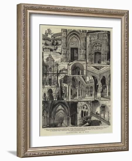 Architectural Art in Spain-null-Framed Giclee Print