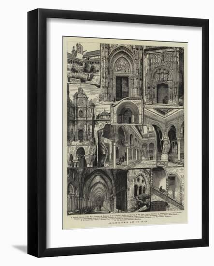 Architectural Art in Spain-null-Framed Giclee Print