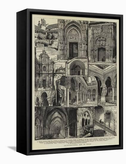 Architectural Art in Spain-null-Framed Premier Image Canvas