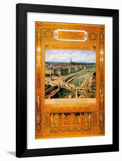 Architectural B.C.-Otto Wagner-Framed Art Print
