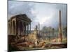 Architectural Capriccio with Obelisk, 1768-Hubert Robert-Mounted Giclee Print