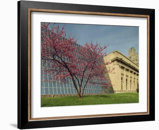 Architectural Contrast at the Metropolitan Museum, Manhattan, New York City, USA-Woolfitt Adam-Framed Photographic Print