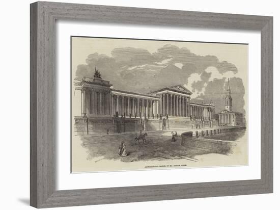 Architectural Design-null-Framed Giclee Print